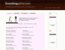 Tablet Screenshot of everythings4free.com